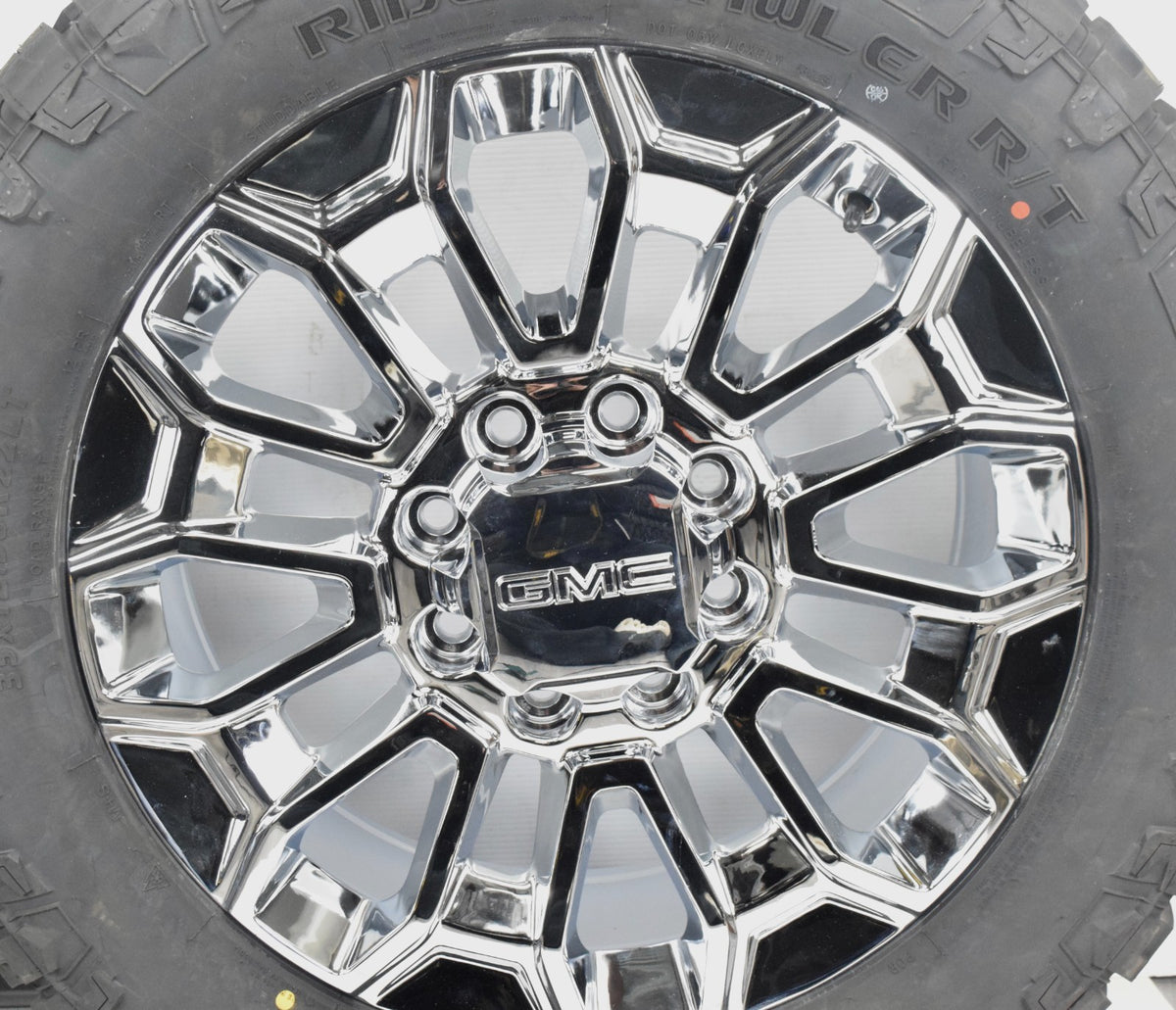 4 NEW 22” REPLICA Chrome GMC Sierra 2500 3500 Wheels Rims Tires R/T 35"