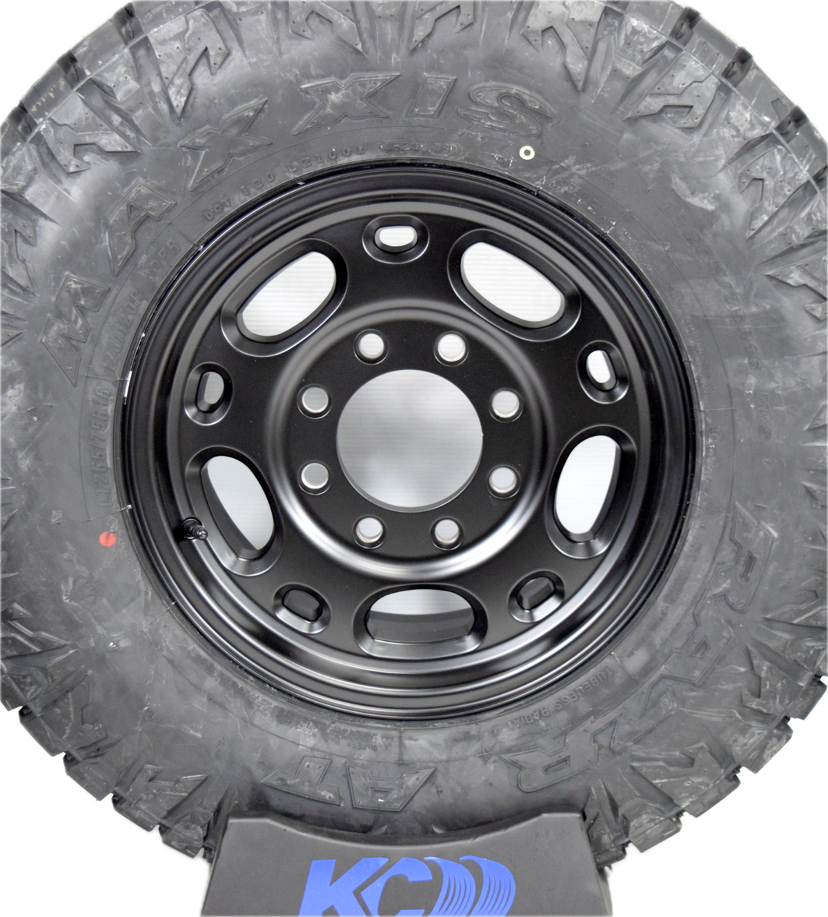 16" Chevy Silverado Suburban GMC Sierra Satin Black 8x165 Wheels Rims Tires