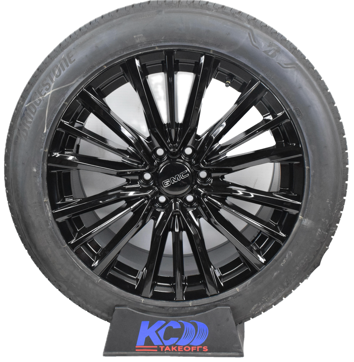 22" GMC Yukon Escalade V Style Replica Gloss Black Wheels Rims Tires TPMS