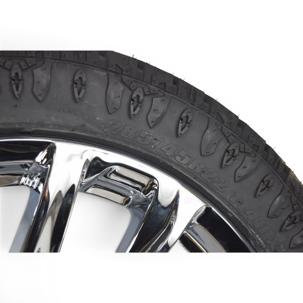 22" Chevy Silverado Tahoe Suburban Chrome Onyx Replica Wheels Rims Tires ATS