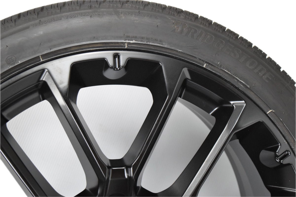 24" GMC Sierra Yukon Replica Satin Black Wheels Rims Tires SRV