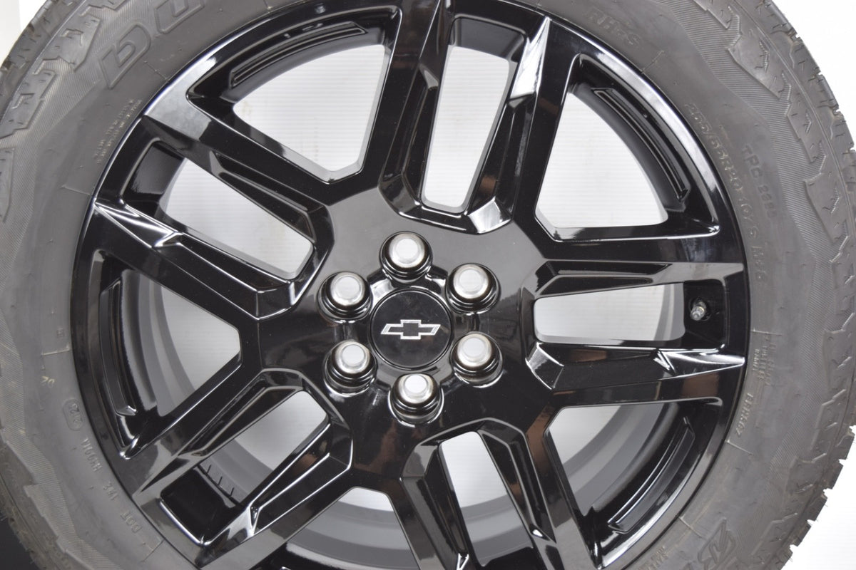 20" Chevrolet Traverse Enclave GMC Acadia Gloss Black OEM Wheels Rims Tires Brid