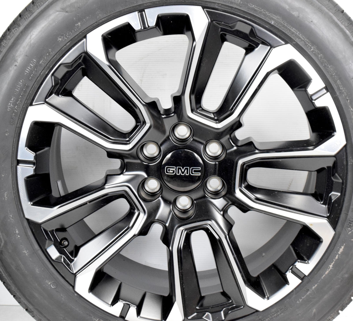 22" GMC Yukon Sierra Black Milled OEM Wheels Rims Tires 84624178
