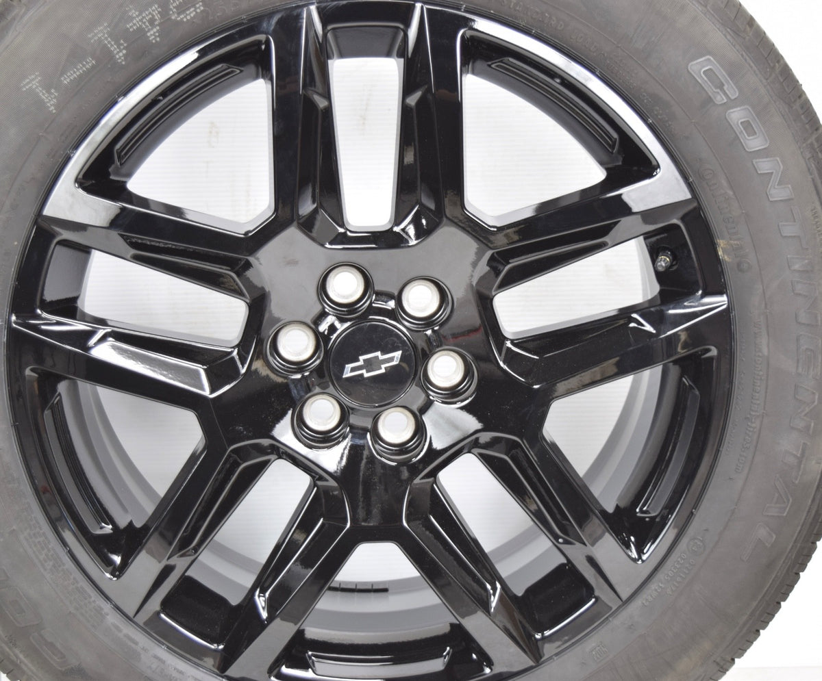 20" Chevrolet Traverse Enclave GMC Acadia Gloss Black OEM Wheels Rims Tires Con
