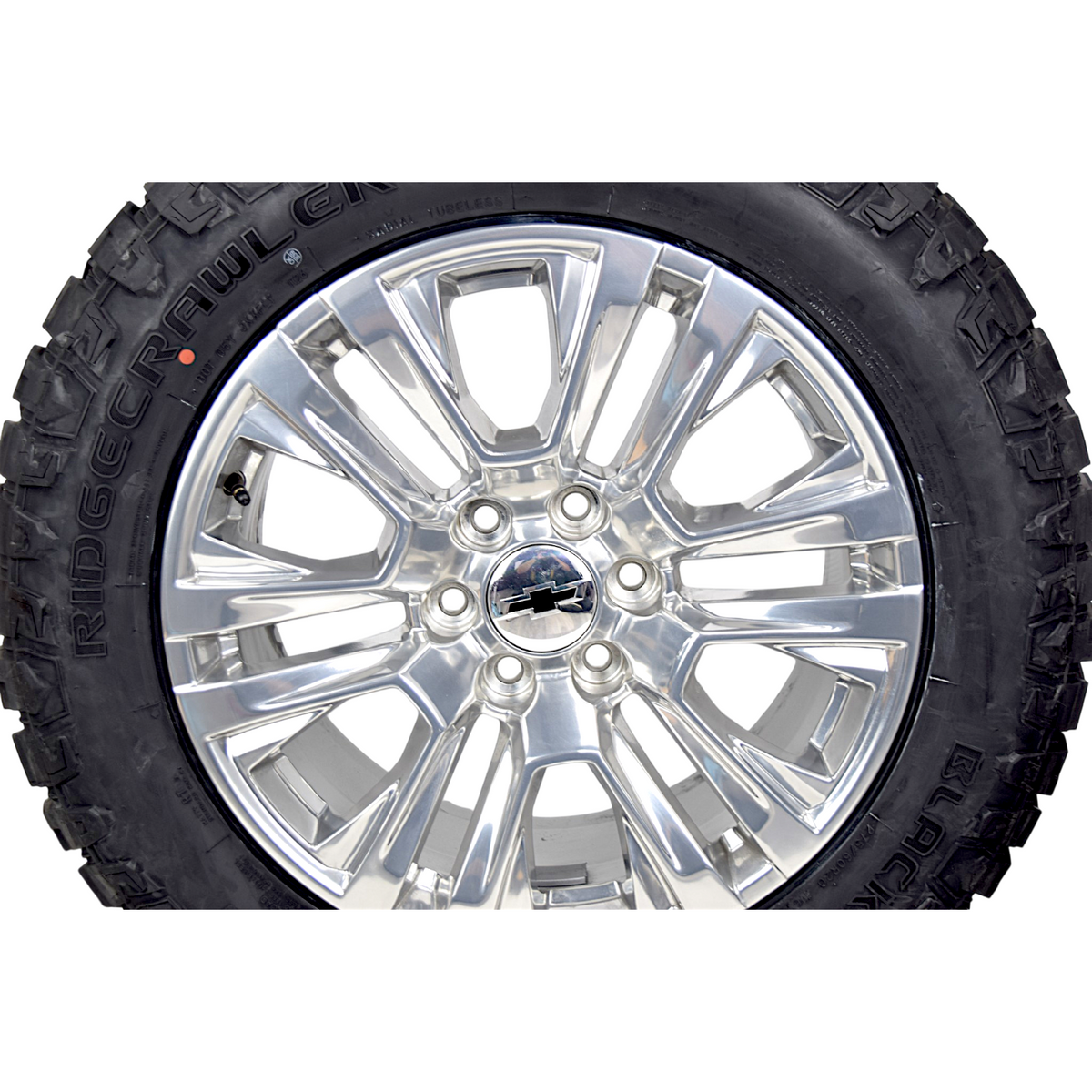 20" Chevy Silverado Tahoe Denali Polished OEM Wheels Rims Tires 275/60R20 R/T