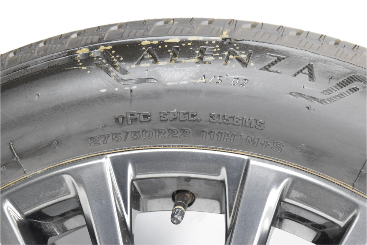 22" NEW CADILLAC ESCALADE V Glossy Grey OEM Takeoffs Wheels Rims Tires 2025
