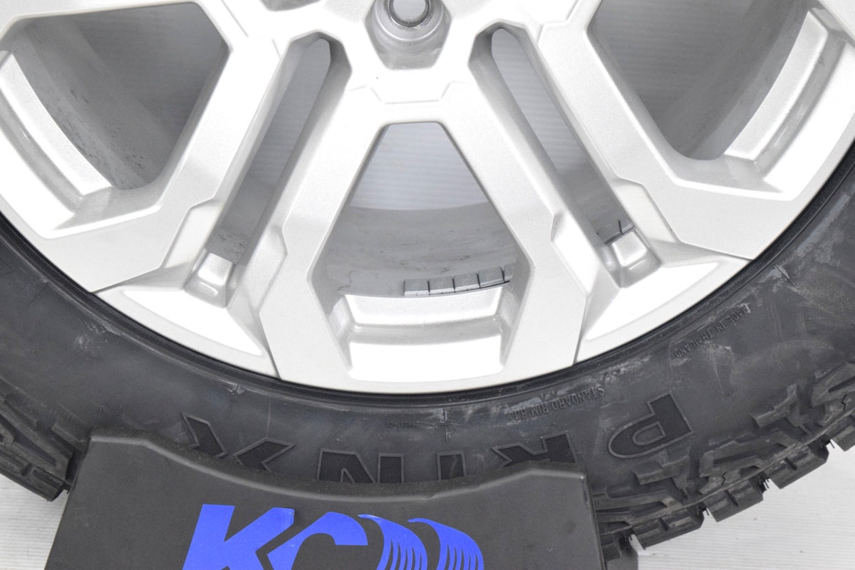 20" NEW GMC Sierra Yukon Silver OEM wheels rims tires Prinx A/T 275/60R20