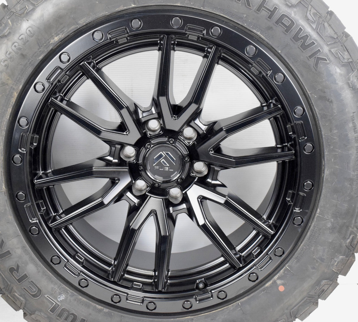 20" Ford F150 Fuel D679 Rebel Black Wheels Rims Tires 275/55R20 RT 6x135