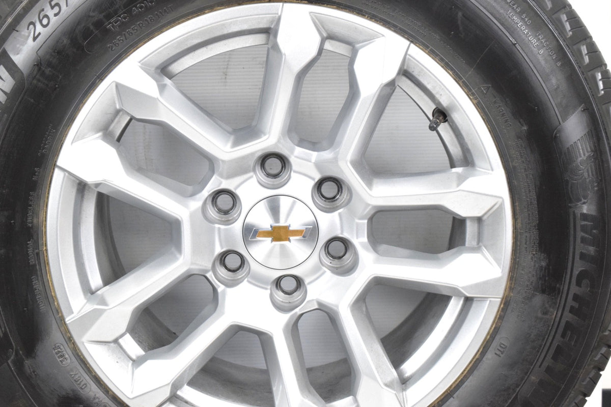 18" Chevy Silverado Tahoe Suburban OEM Takeoffs wheels rims tires NEW 2025
