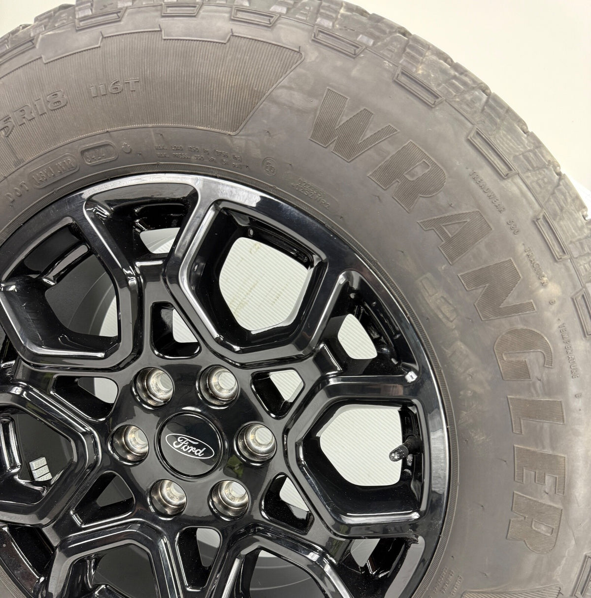 4 18" Ford F150 Black OEM Wheels Goodyear  275/65R18 Wheels Tires Rims 2026