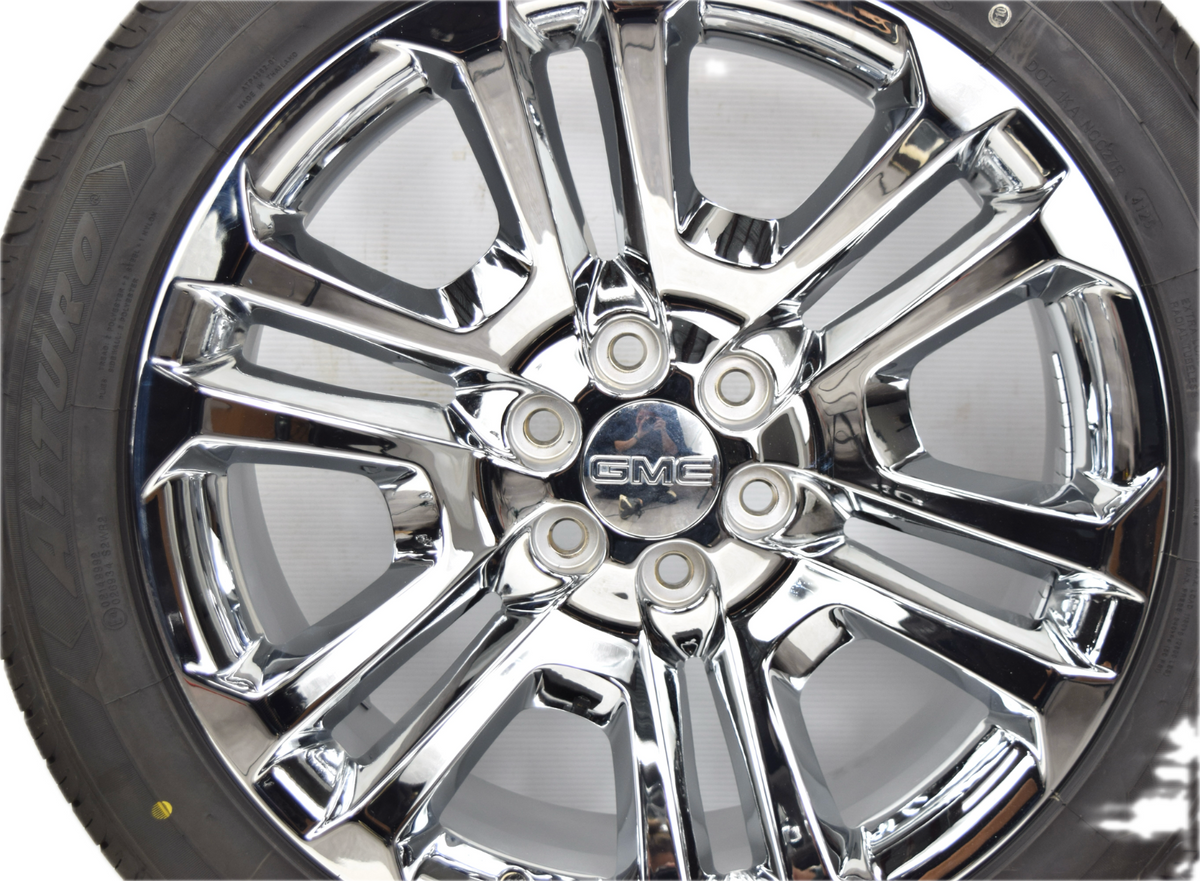 22" GMC Sierra Yukon  Factory OEM Chrome Rims Wheels Tires 84346101 AZ