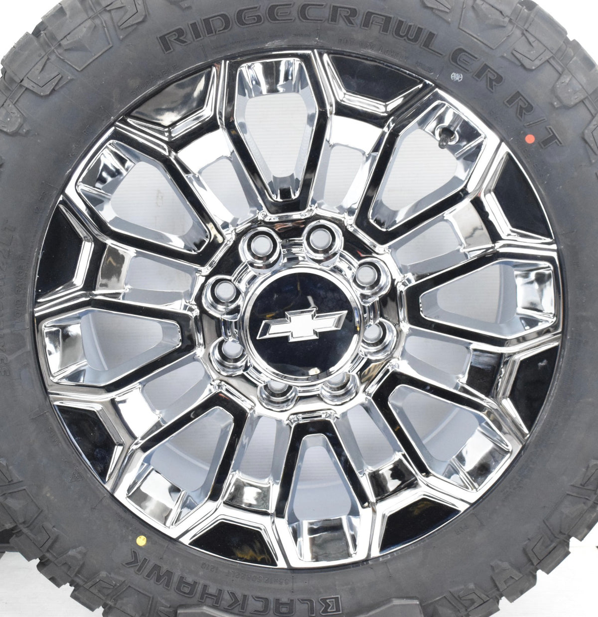 4 NEW 22” REPLICA Chrome Chevy Silverado 2500 3500 Wheels Rims Tires R/T 35"