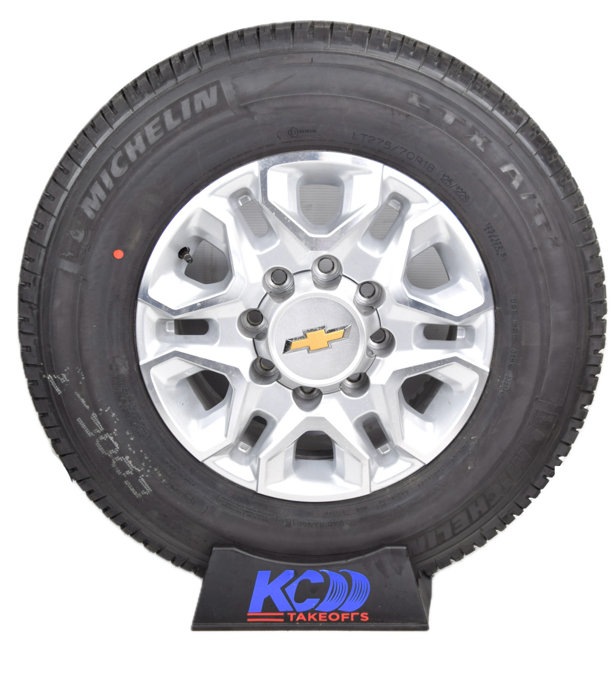 18" Chevy Silverado 2500 3500 OEM 5959 wheels rims MICHELIN LTX A/T2 NEW