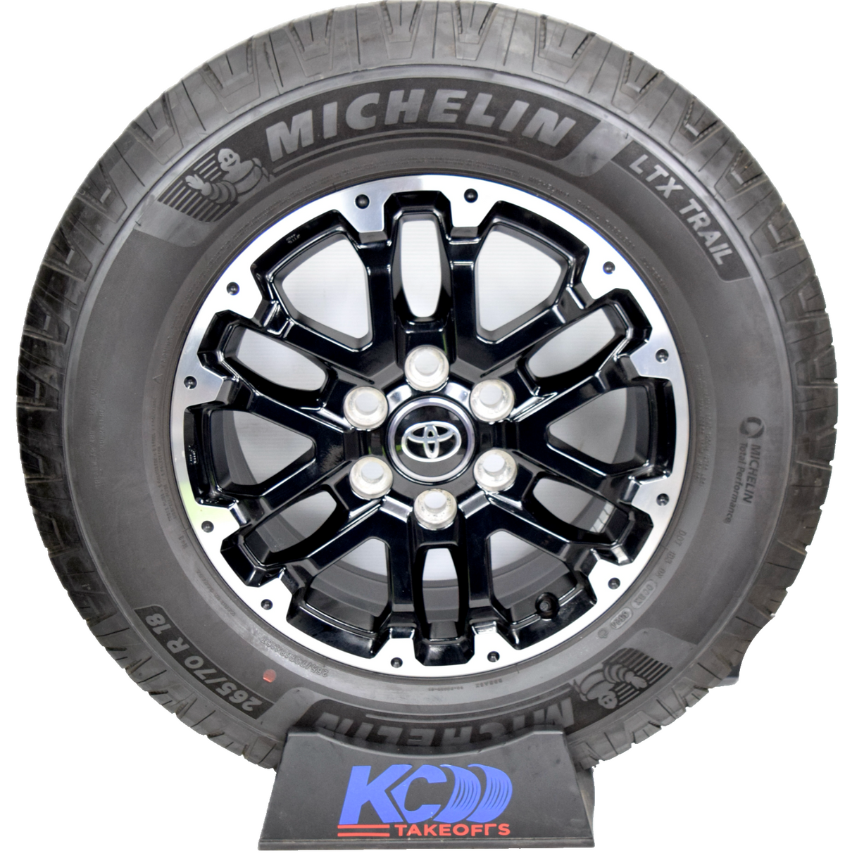 18" Tundra Platinum Toyota Sequoia OEM Black Wheels Tires Limited 265/70R18 B