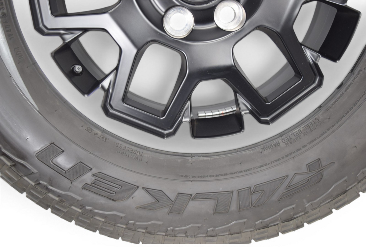 18" Toyota Tundra Sequoia 4Runner TRD OEM Black Wheels Rims Tires Falken AT