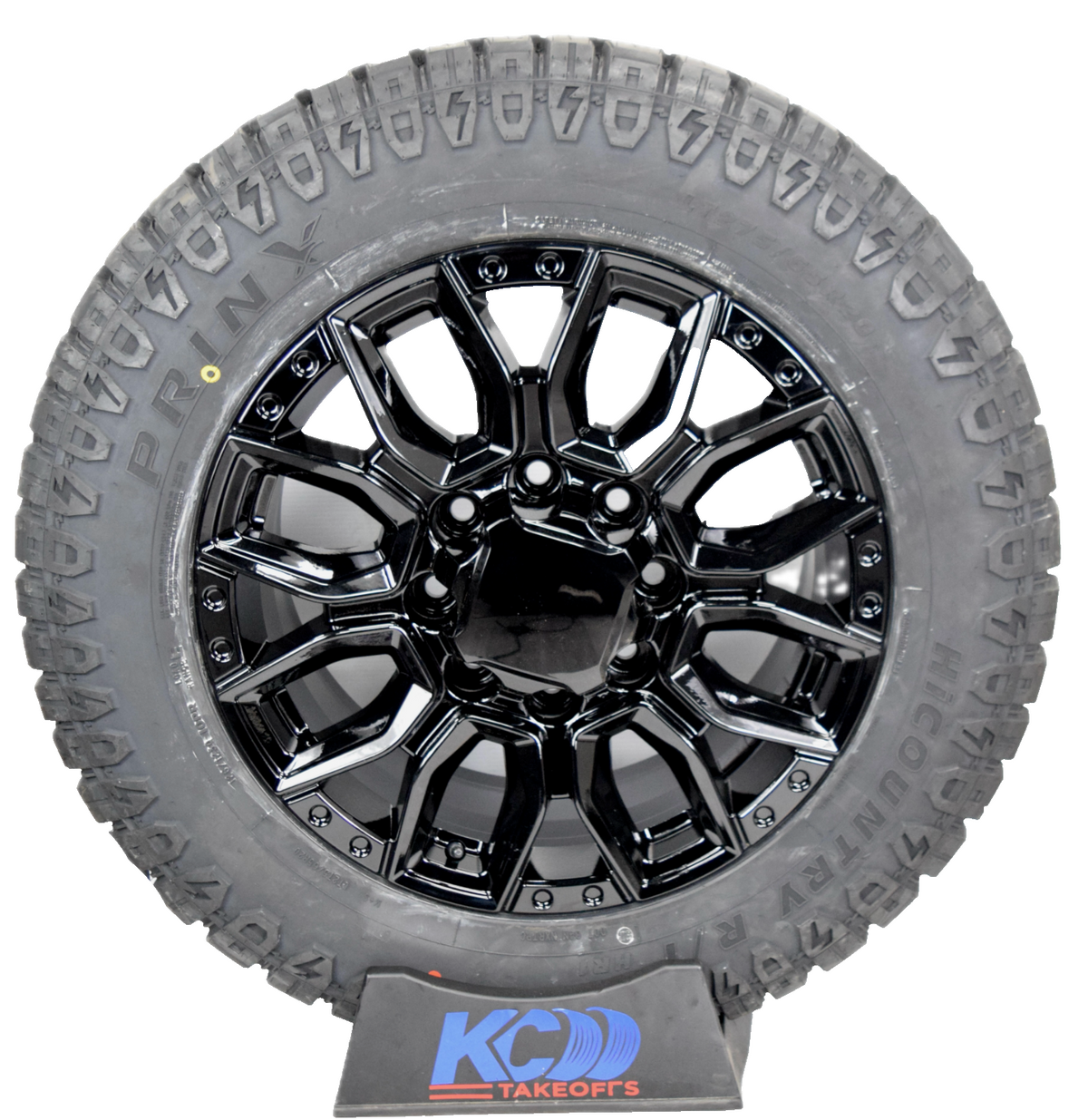 20" Chevy Silverado GMC Sierra Black 2500 3500 OEM wheels rims tires LT275/65R20