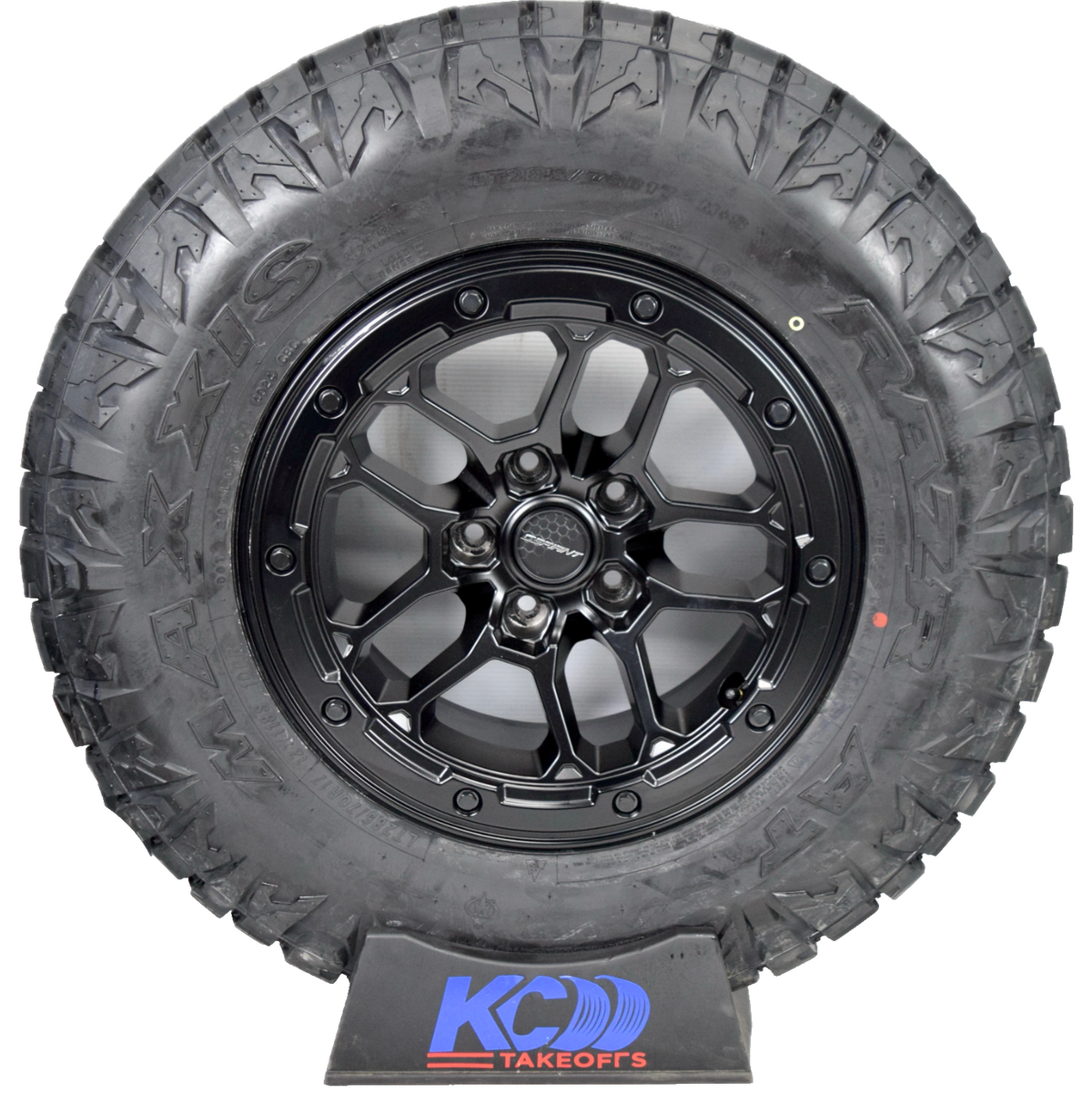 17" Jeep Wrangler Gladiator Black Wheels Rims Tires 2007-2025 33" SET OF 5