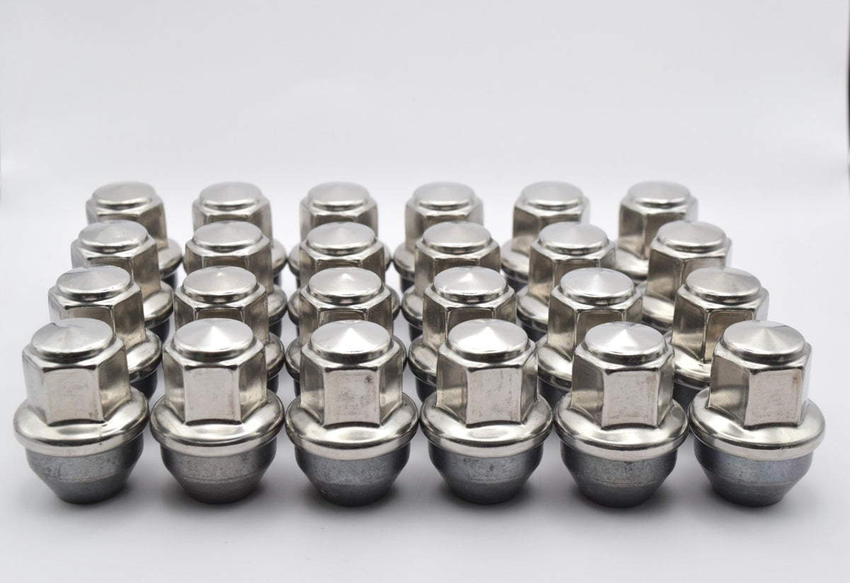 24 Ford F150 14x1.5 Factory OEM Stainless Lugs Lug Wheel Nuts 2015-24 ACPZ1012B