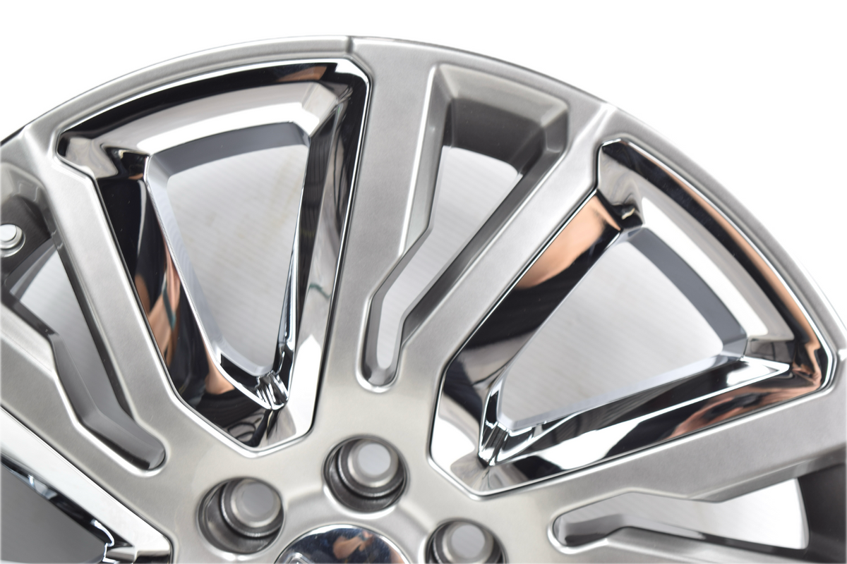 22" GMC Sierra Yukon Denali Factory OEM Silver and Chrome Rims Wheels 23377419