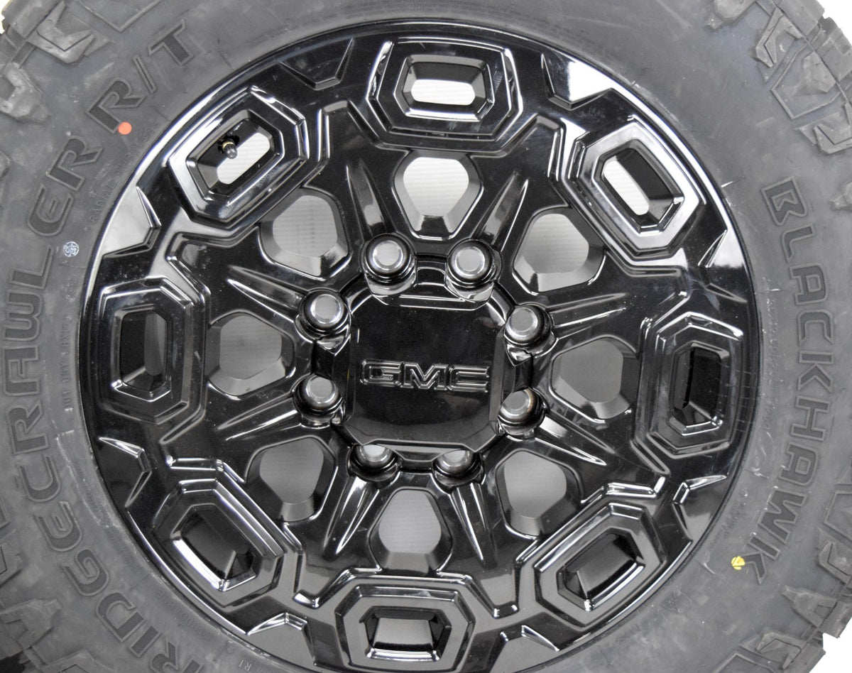 20" GMC Sierra HD Gloss Black  2500 3500 OEM wheels rims tires 35x12.5R20 R/T