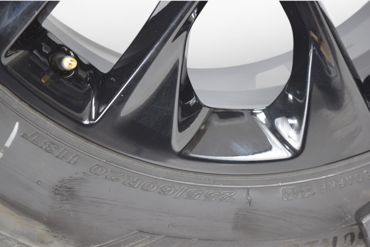 20" Black Jeep Wrangler High Altitude OEM Wheels Rims Tires  Set Of 5 255/60R20