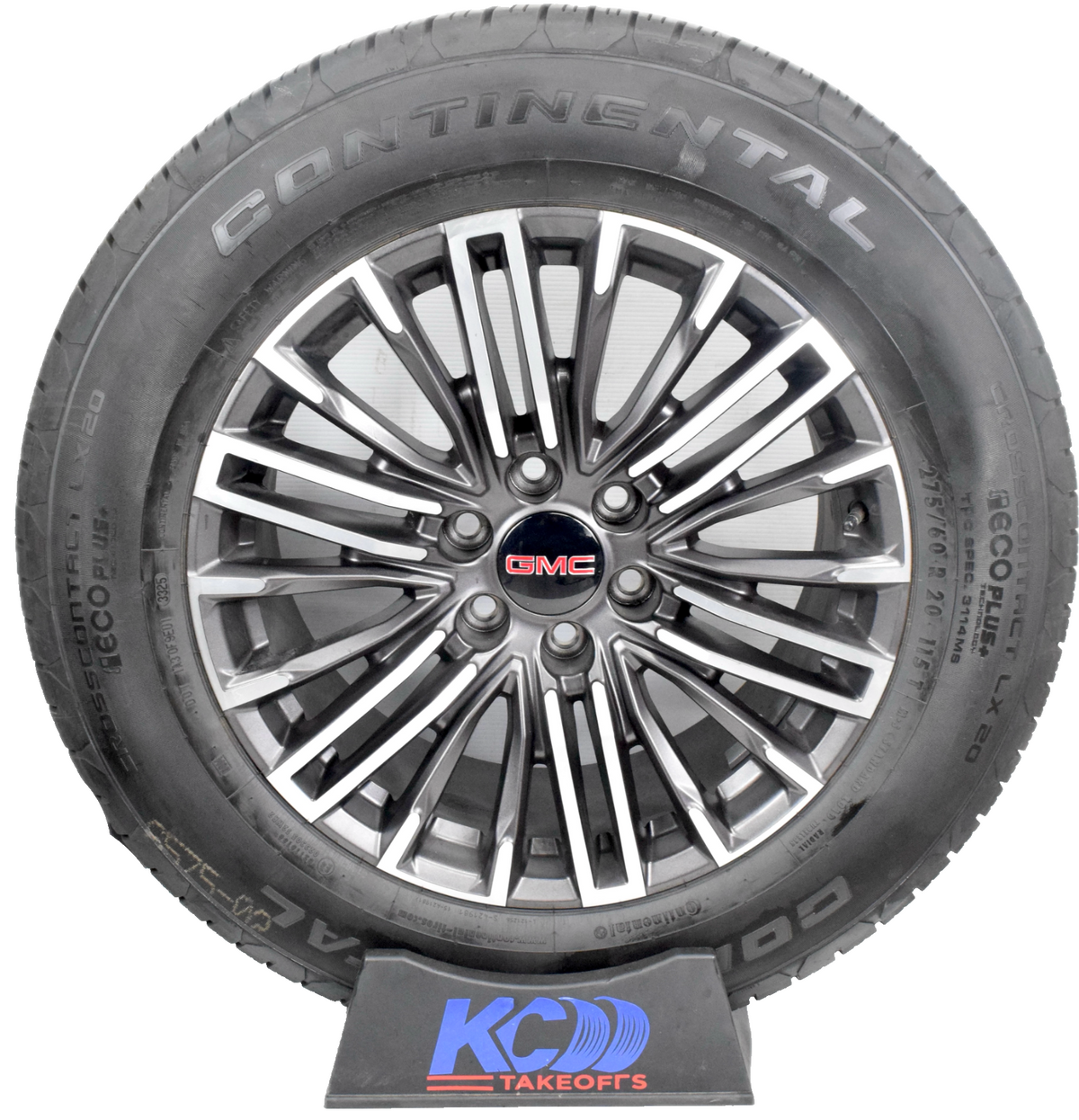 20" GMC Sierra Yukon Denali OEM Machined Charcoal Takeoff Wheels Rims Tires
