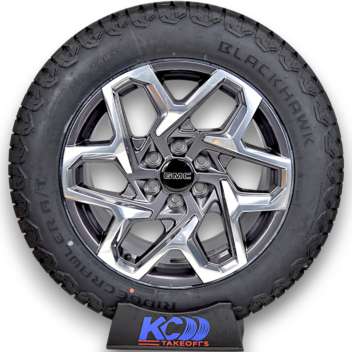 20" GMC Sierra Yukon At4 Grey Machined  OEM Wheels Rims Tires BHK 275/60R20 A/T