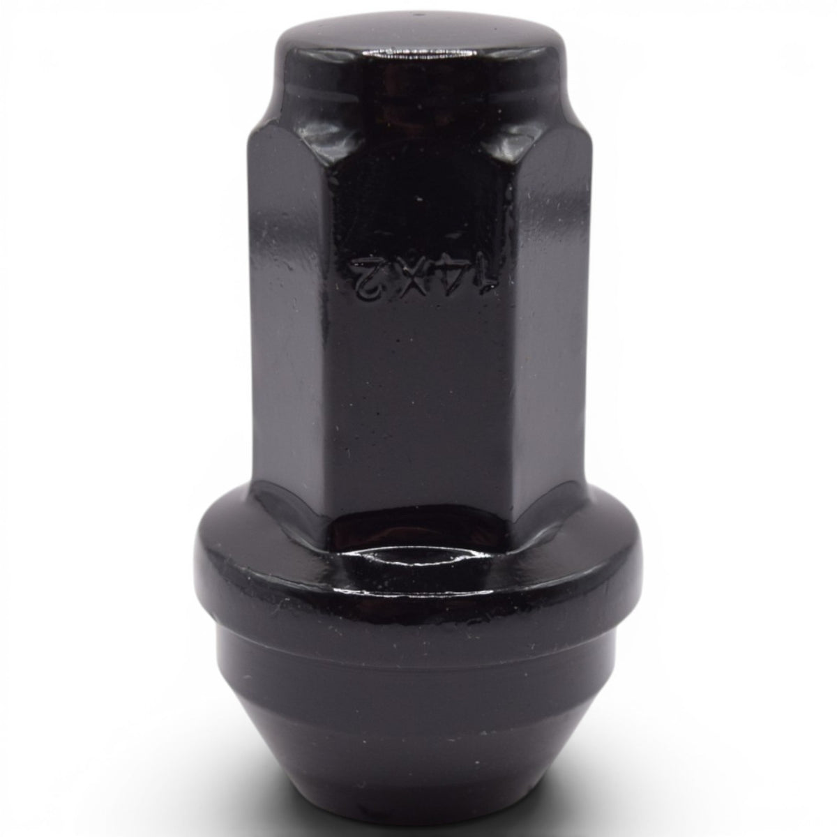 24pc M14x2.0 Black Lug Nuts 21mm Hex 55mm for 2004-2014 Ford F150 Expedition