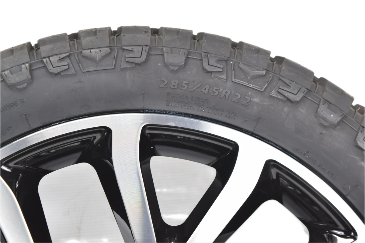 22" Ford F150 Replica Black Machined Expedition Wheels Rims Tire F150 RT