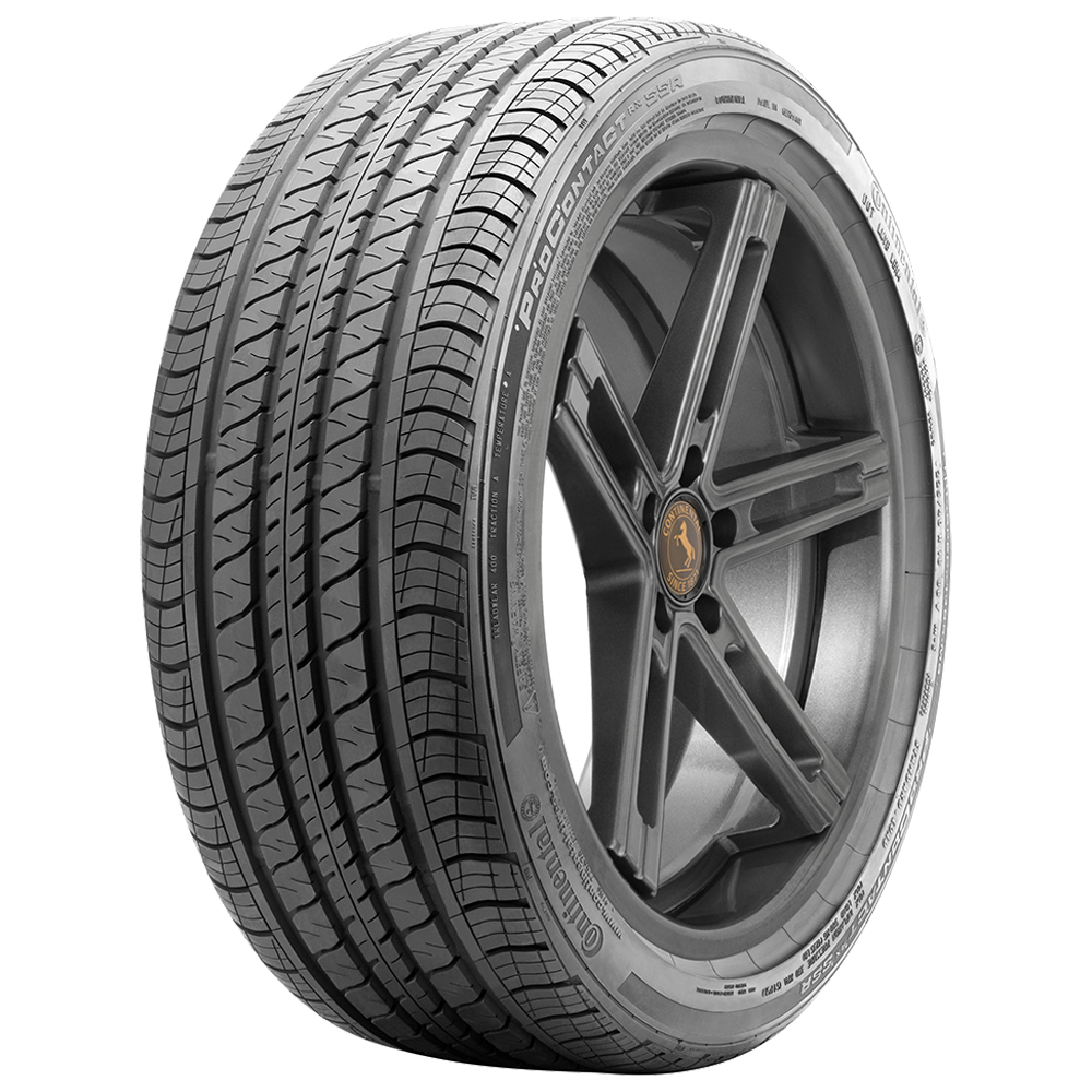 (4) 19" Continental ProContact RX SSR 235/35R19 91V XL Tires TAKEOFF TIRES