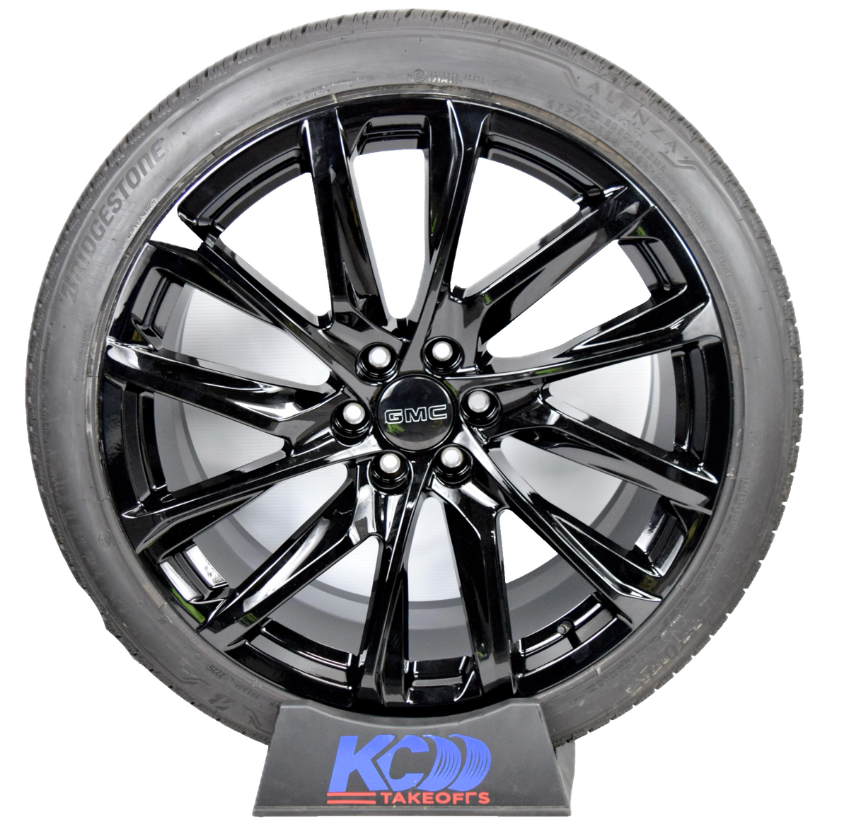 24" NEW GMC Sierra Yukon Glossy BLACK ONYX REPLICA Wheels Rims Tires