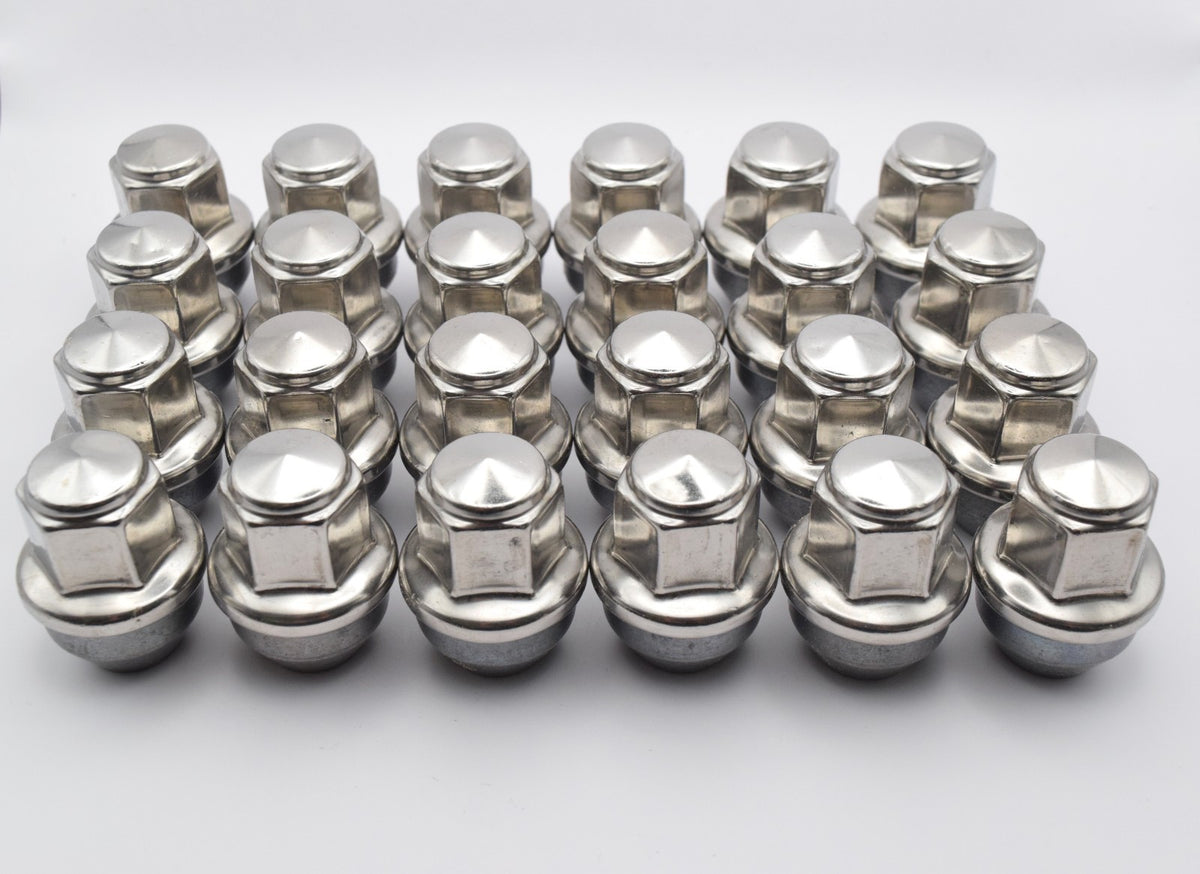 24 Ford F150 14x1.5 Factory OEM Stainless Lugs Lug Wheel Nuts 2015-24 ACPZ1012B