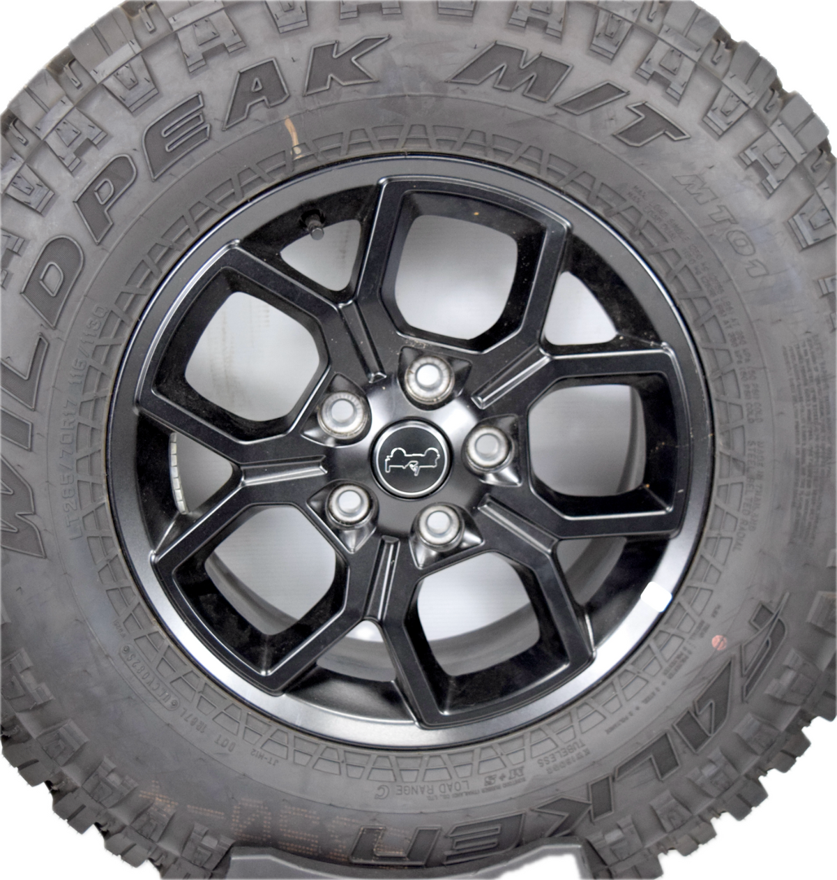 17" Jeep Wrangler Rubicon Black OEM Wheels Falken Tires Wheels Rims  Set Of 5