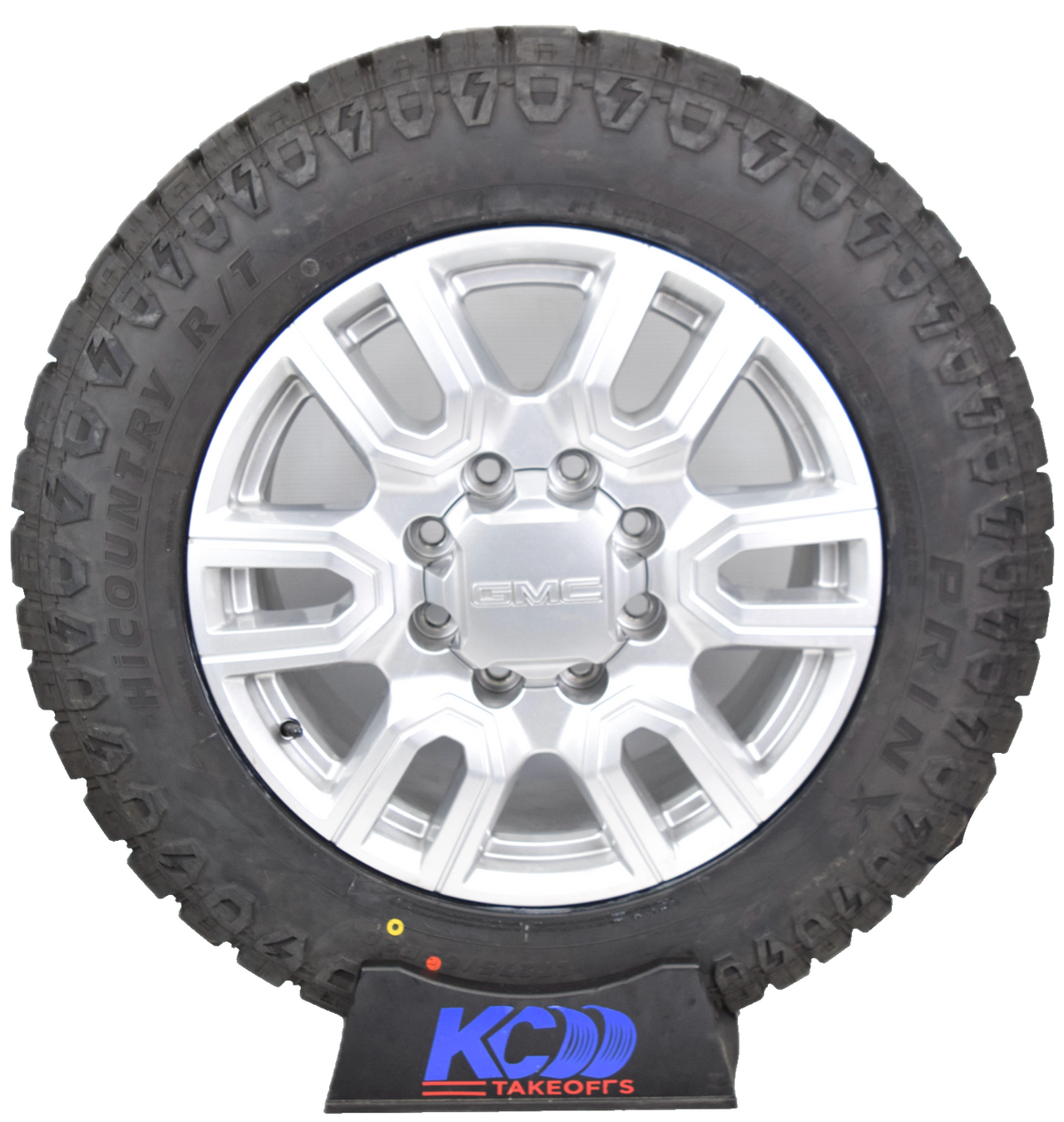 20" NEW GMC Sierra 2500 3500 Silver OEM wheels rims tires Prinx R/T