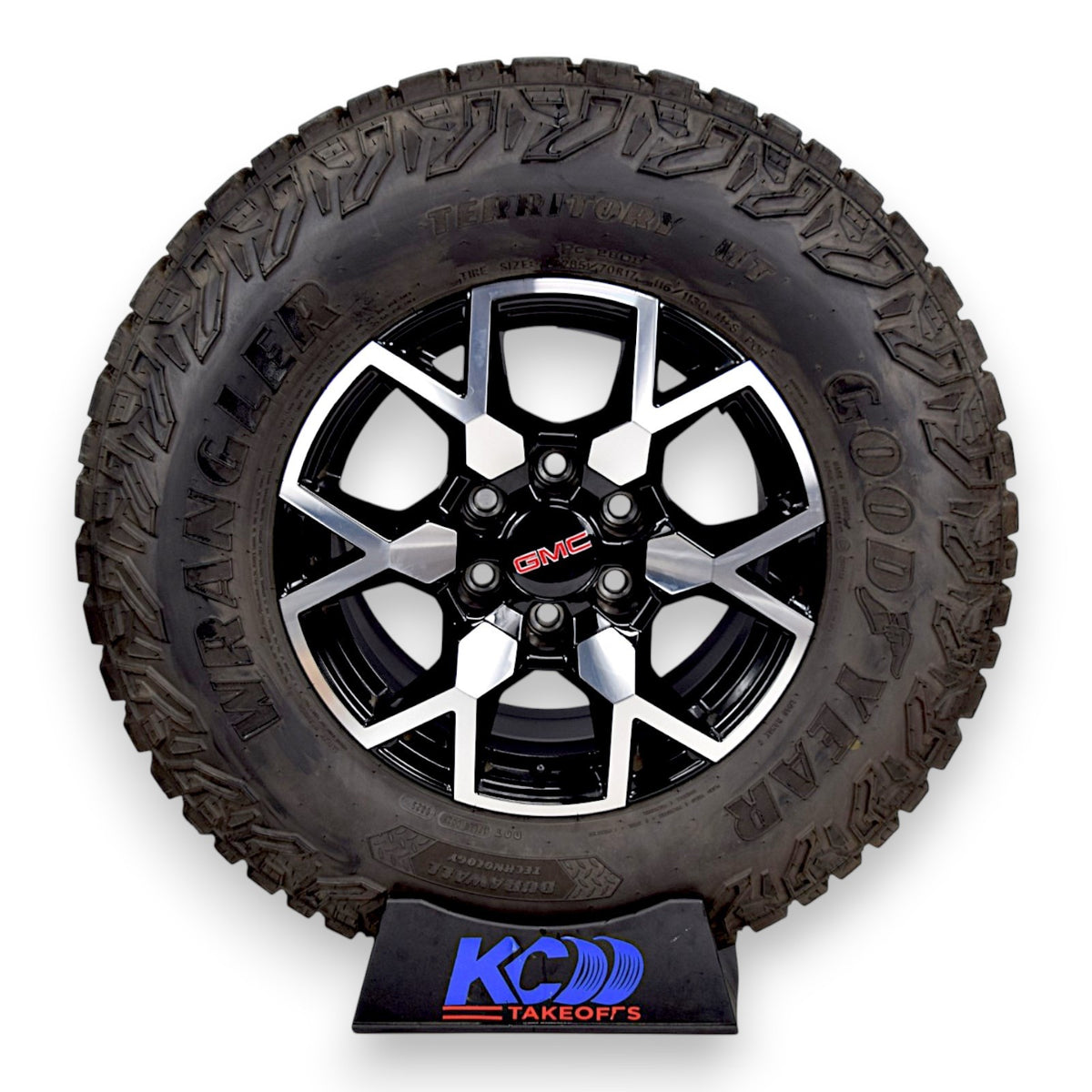 17” GMC Canyon Black Machined Factory OEM Wheels Rims Tires 2023-2027