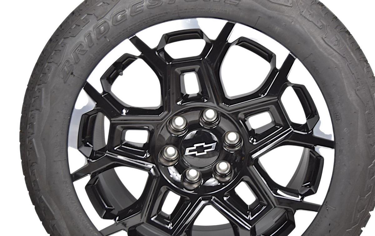 20” Chevy Colorado Black Machined Factory OEM Wheels Rims Tires 2023-2027