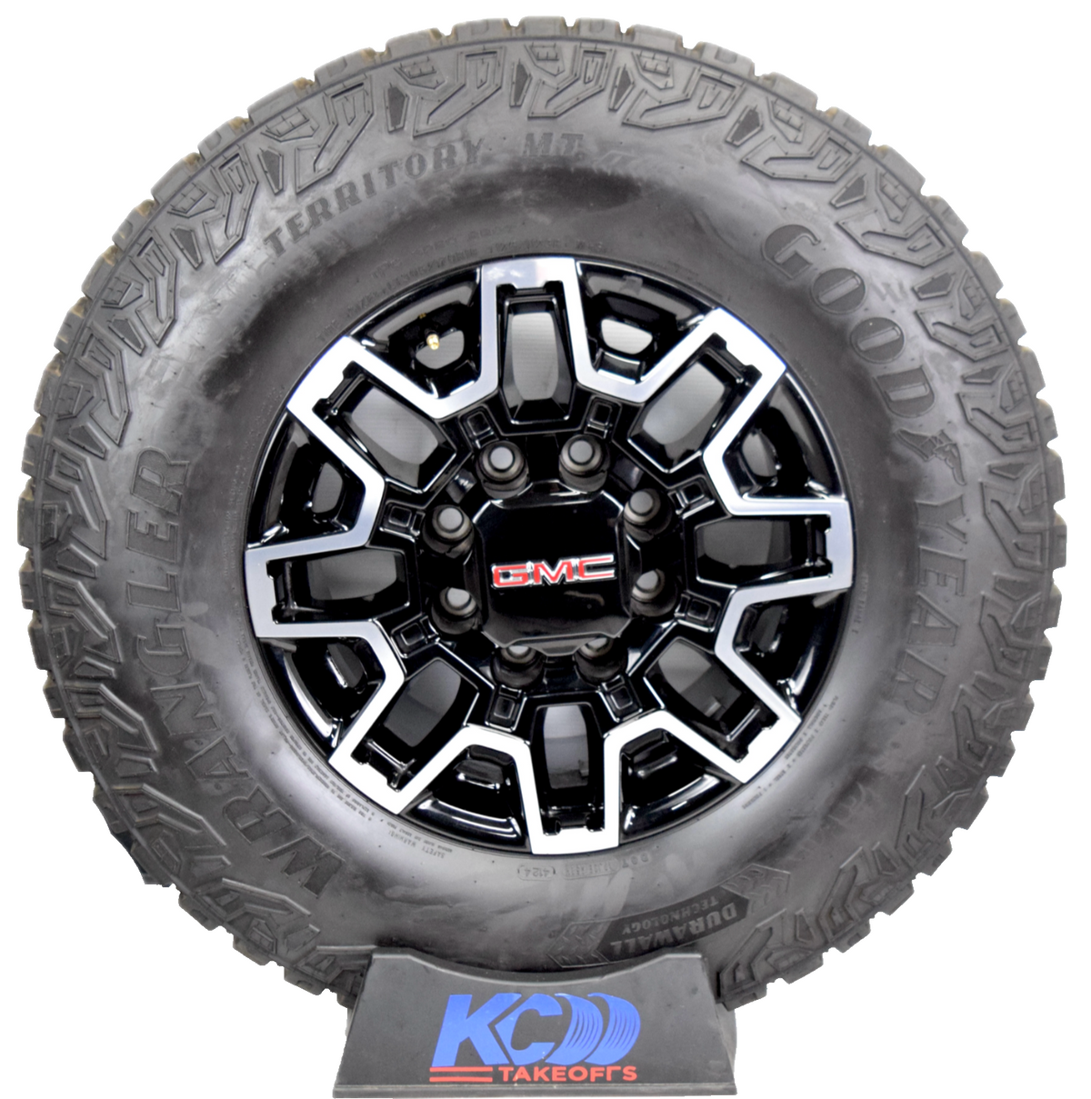 18” GMC Sierra 2500 3500 OEM AT4X  Machined Black Wheels Rims Tires 2025 2026