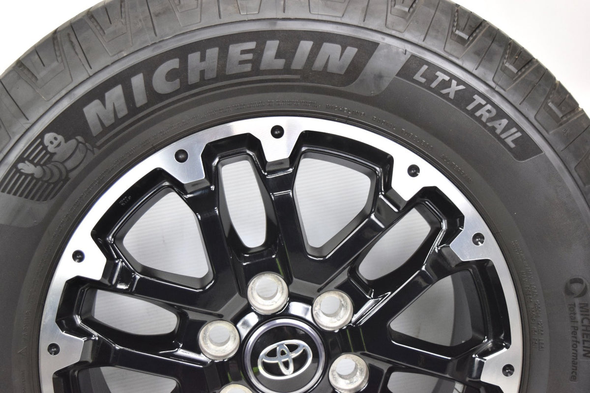 18" Tundra Platinum Toyota Sequoia OEM Black Wheels Tires Limited 265/70R18 B