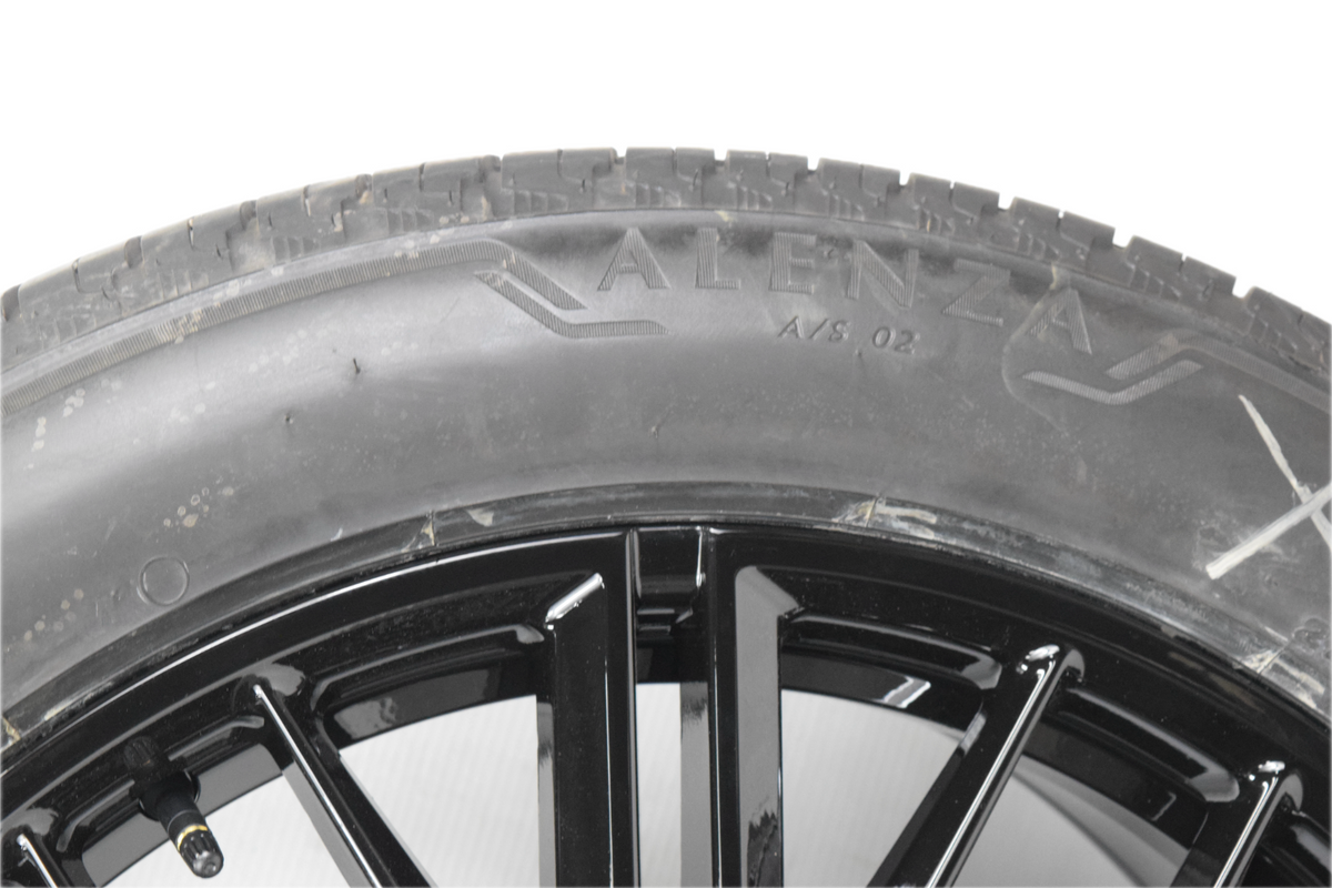 22" GMC Yukon ZL1 Style Replica Gloss Black Wheels Rims Tires W/TPMS