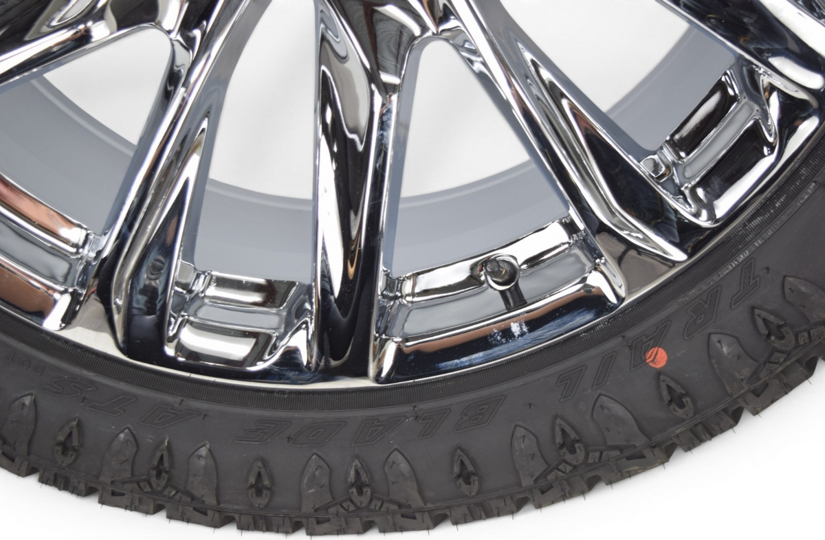 22" GMC Sierra Yukon Chrome Onyx Replica Wheels Rims Tires ATS