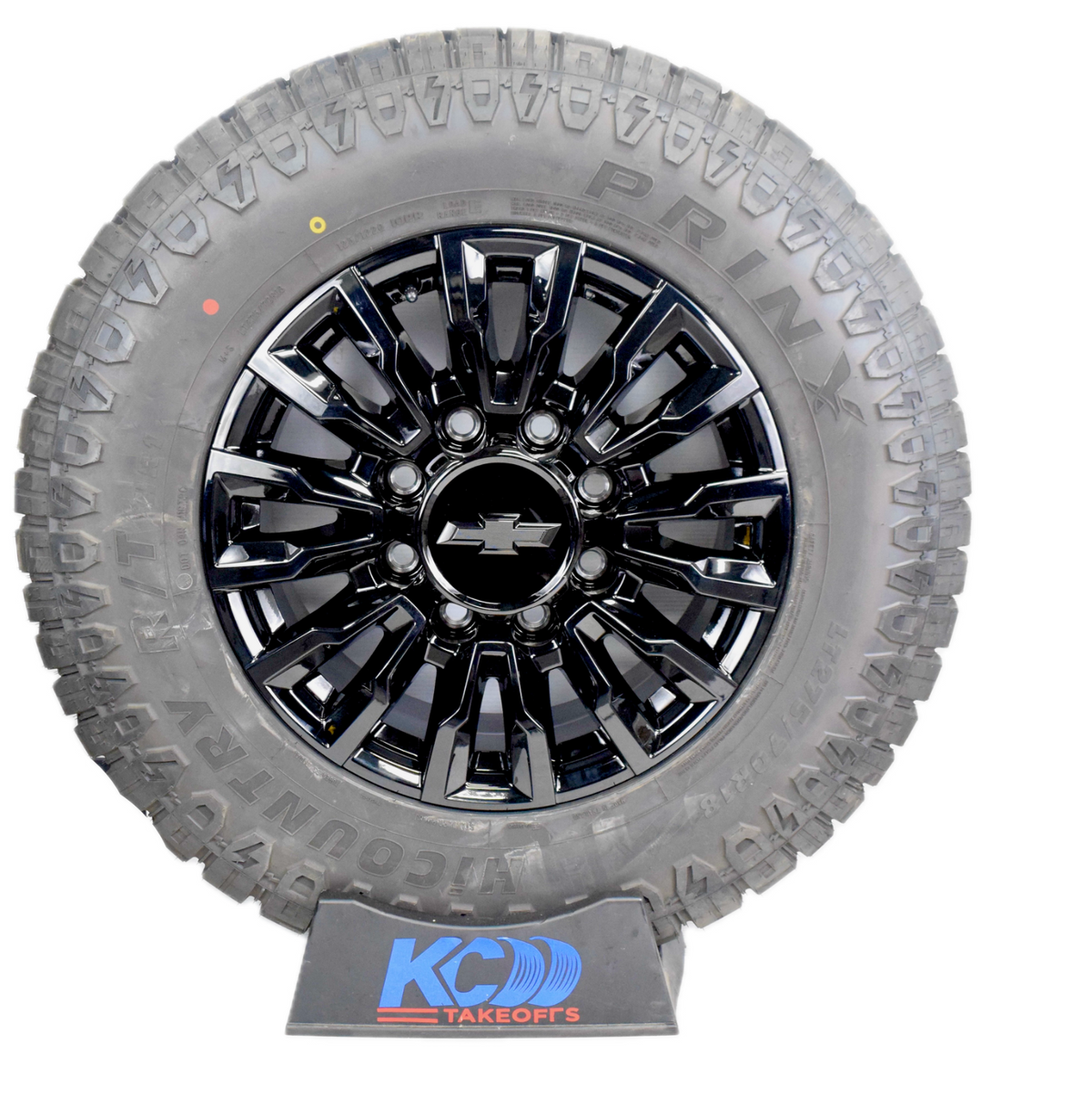 4 NEW 18” OEM ALASKAN Gloss Black Wheels Rims Chevy Silverado 2500 3500 R/T