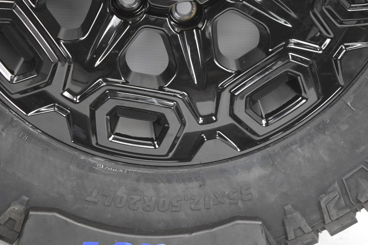 20" GMC Sierra HD Gloss Black  2500 3500 OEM wheels rims tires 35x12.5R20 R/T