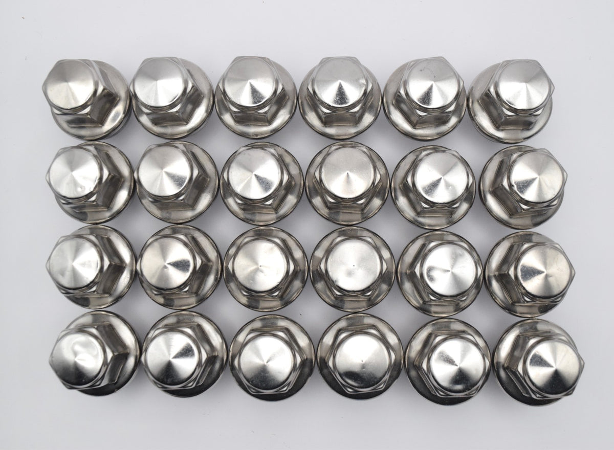 24 Ford F150 14x1.5 Factory OEM Stainless Lugs Lug Wheel Nuts 2015-24 ACPZ1012B