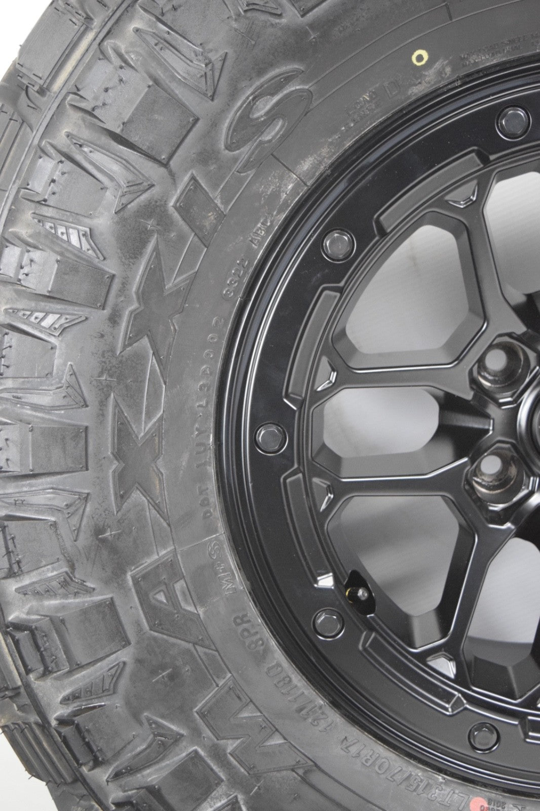 17" Jeep Wrangler Gladiator Black Wheels Rims Tires 2007-2025 35" SET OF 5
