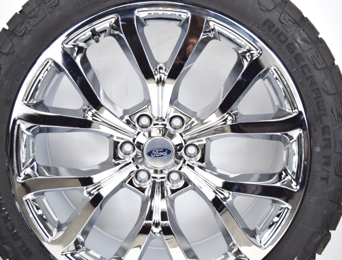 22" Ford F150 Replica Chrome Expedition Wheels Rims Tire F150 2004-2026 RT