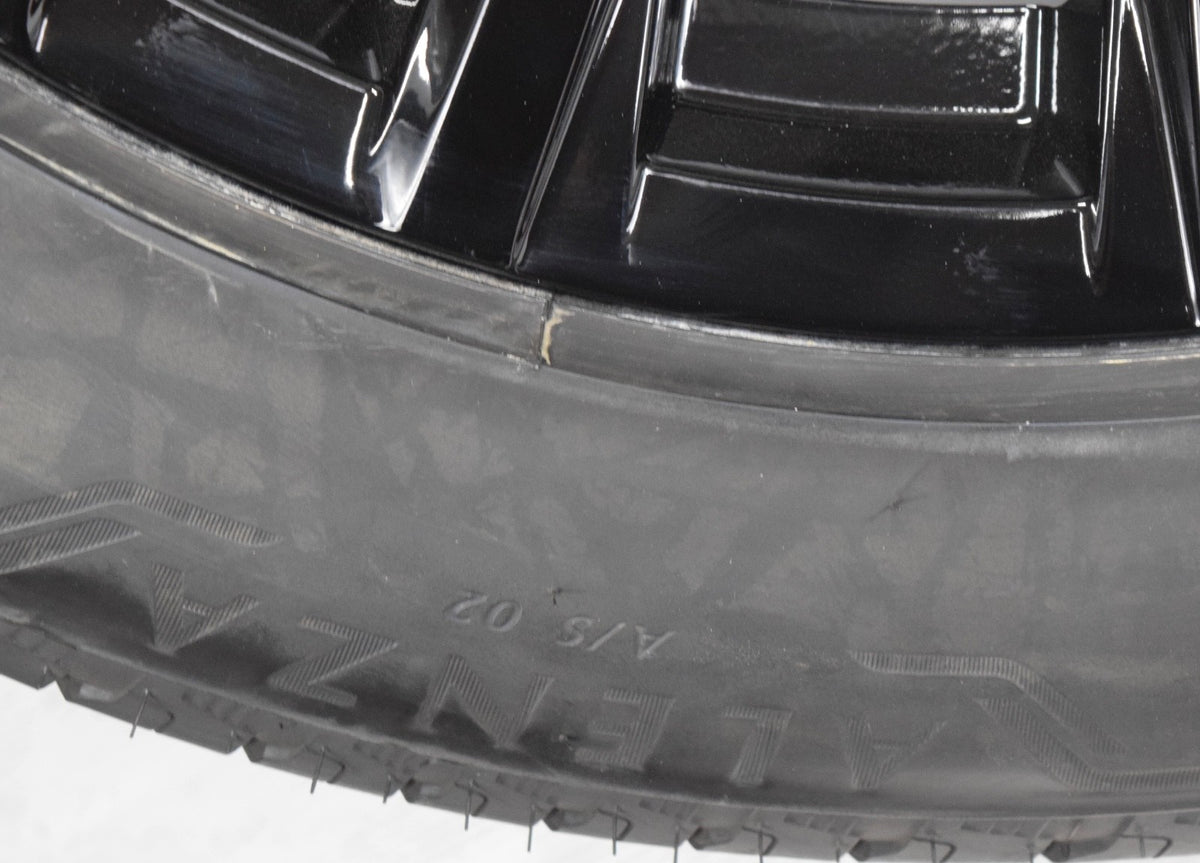 22" GMC Yukon Escalade V Style Replica Gloss Black Wheels Rims Tires TPMS