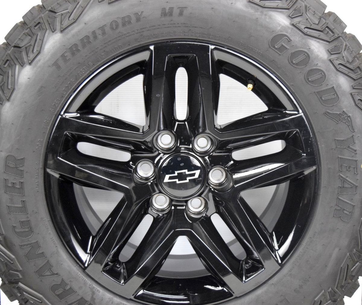 18" CHEVY SILVERADO BLACK OEM TRAILBOSS WHEELS RIMS TIRES 2024