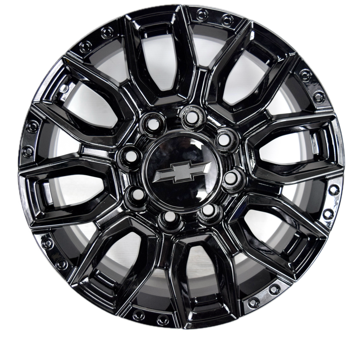 20” New Chevy Silverado 2500 3500 HD Gloss Black Replica Lug Wheels Rims 8x180
