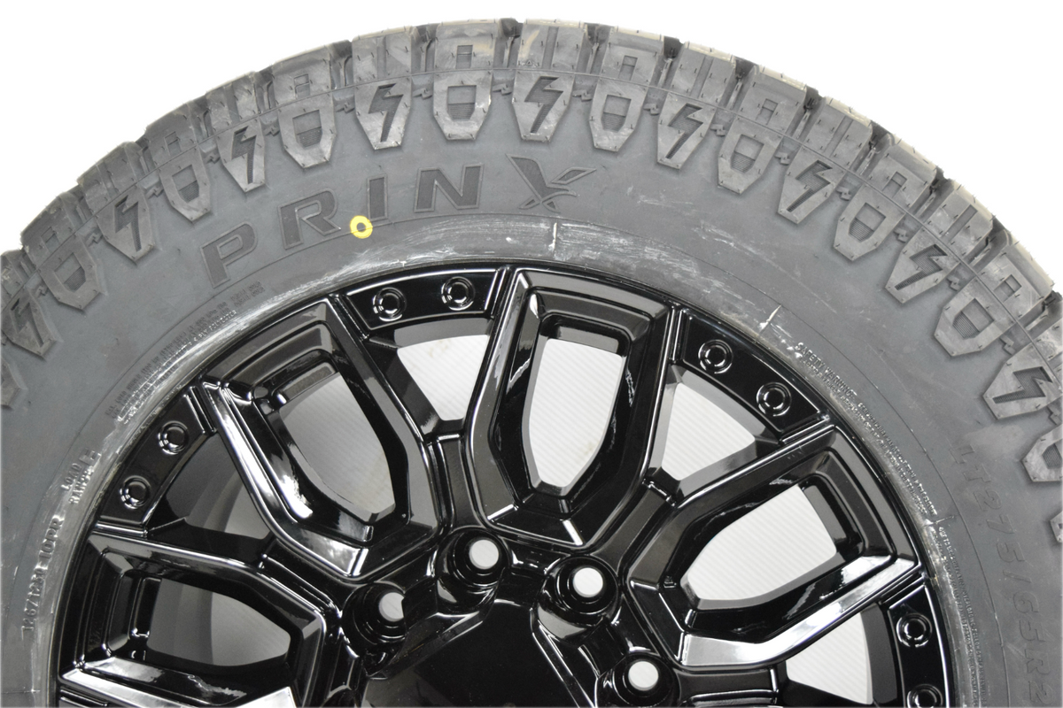 20" Chevy Silverado GMC Sierra Black 2500 3500 OEM wheels rims tires LT275/65R20