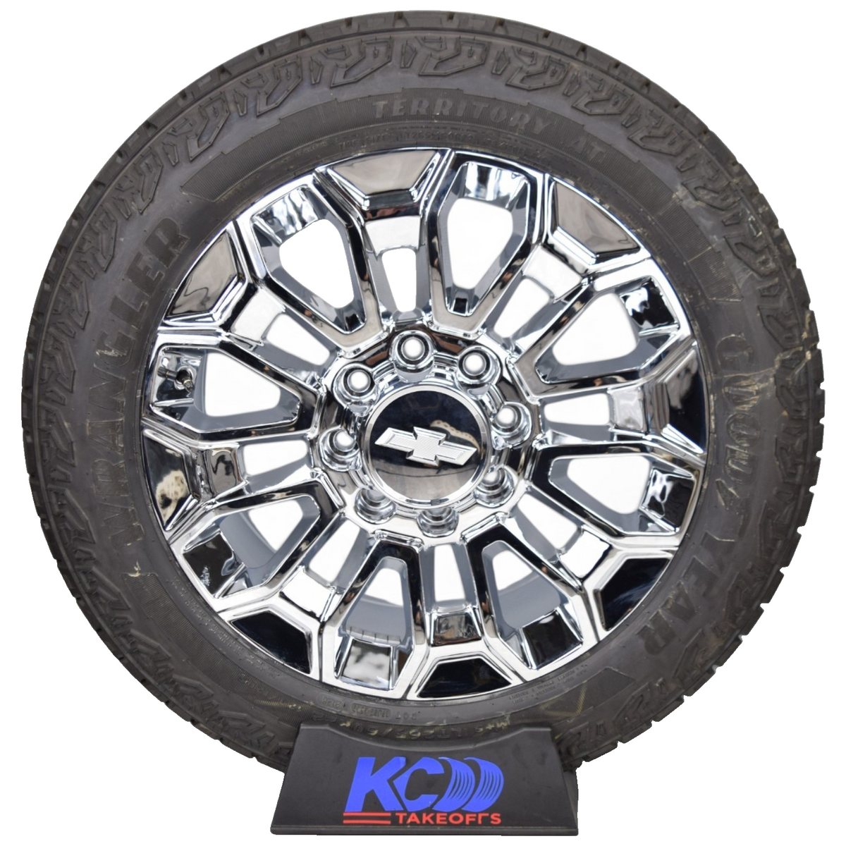 4 NEW 22” REPLICA Chrome Chevy Silverado 2500 3500 Wheels Rims Tires GDY